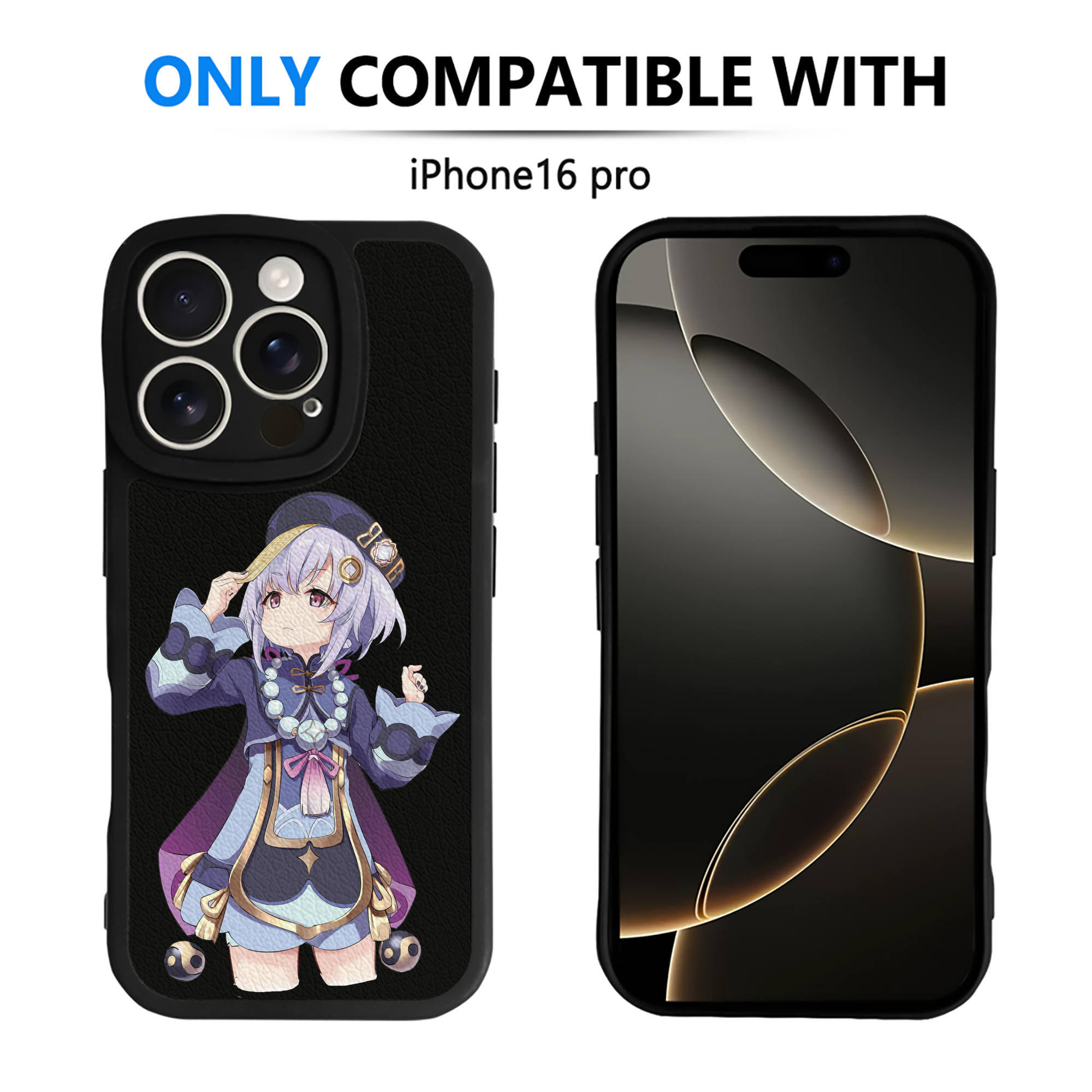 げんし神 七七 なな  genshin Nana 【iPhone 16シリーズ対応】シリコンスマホケース（レザー調） 材質：シリコン